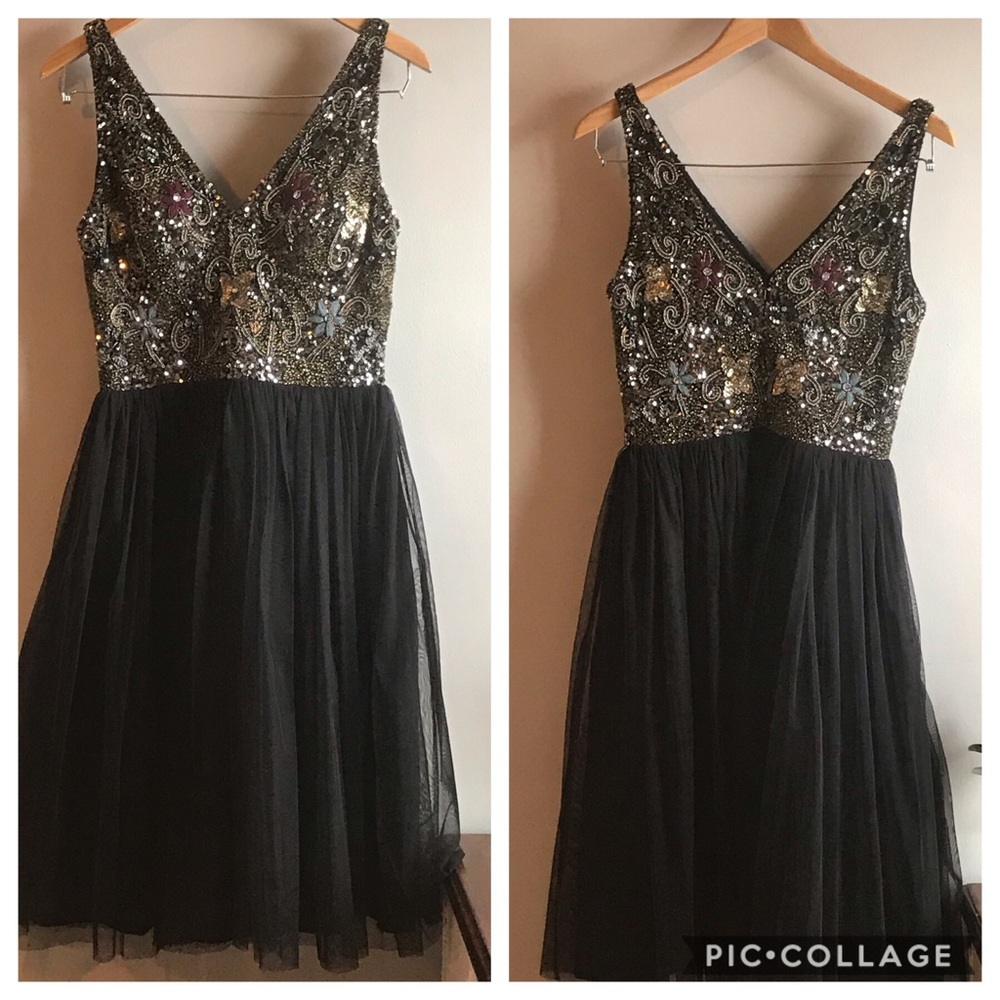Black Cocktail dress super elegant & comfortable.